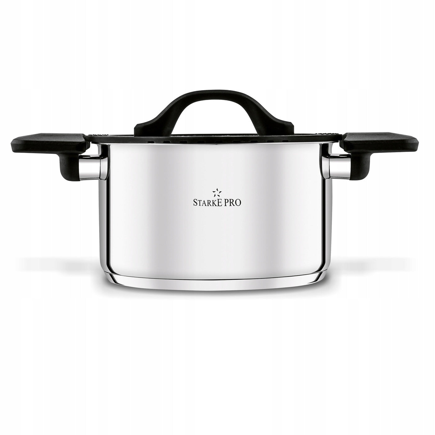 Set of POTS Induction STEEL Gas Lid Starke Pro Creativ 16/18/20/24 Coating type steel