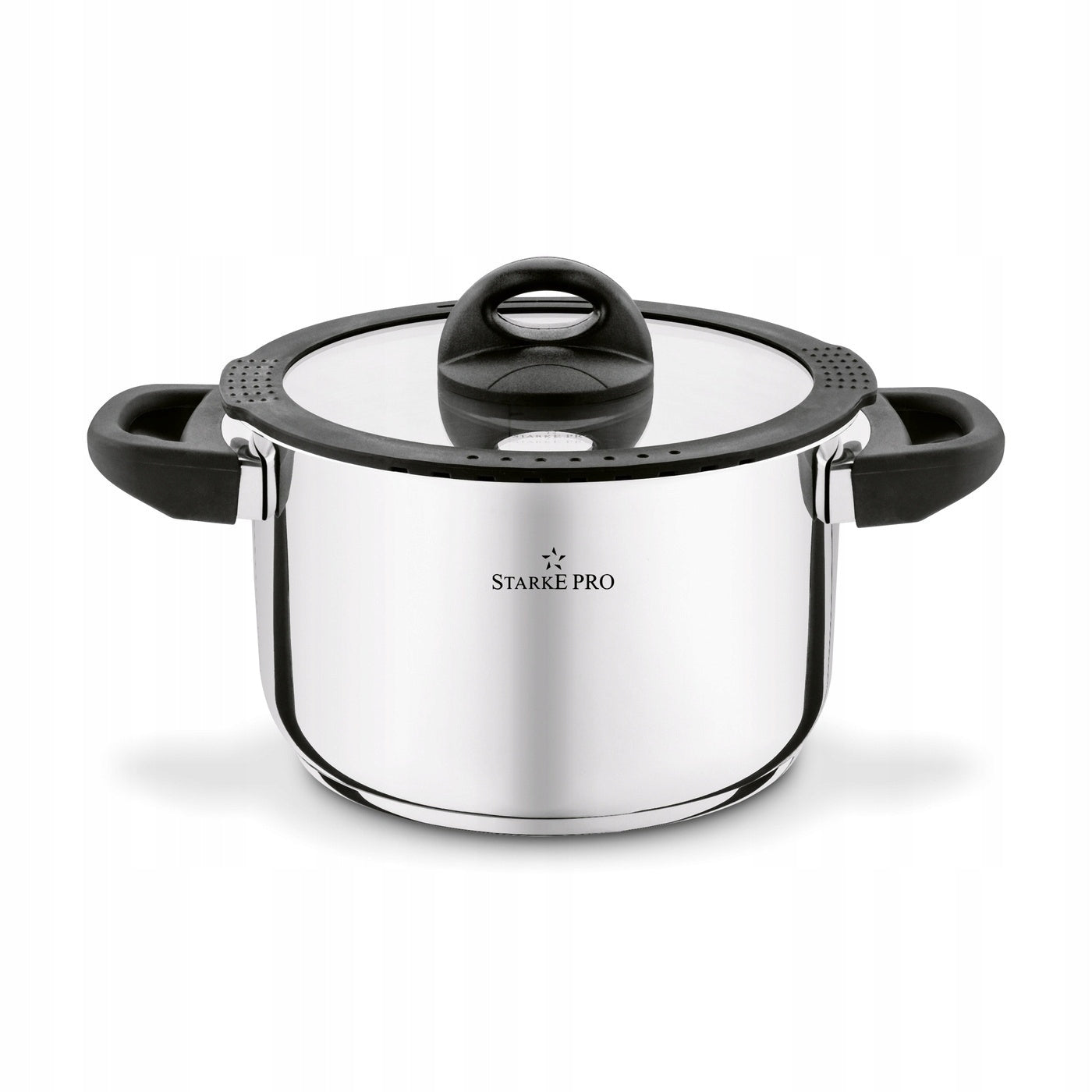 Set of POTS induction LID STEEL set GAS Starke Pro Sante 8 el Additional color silver