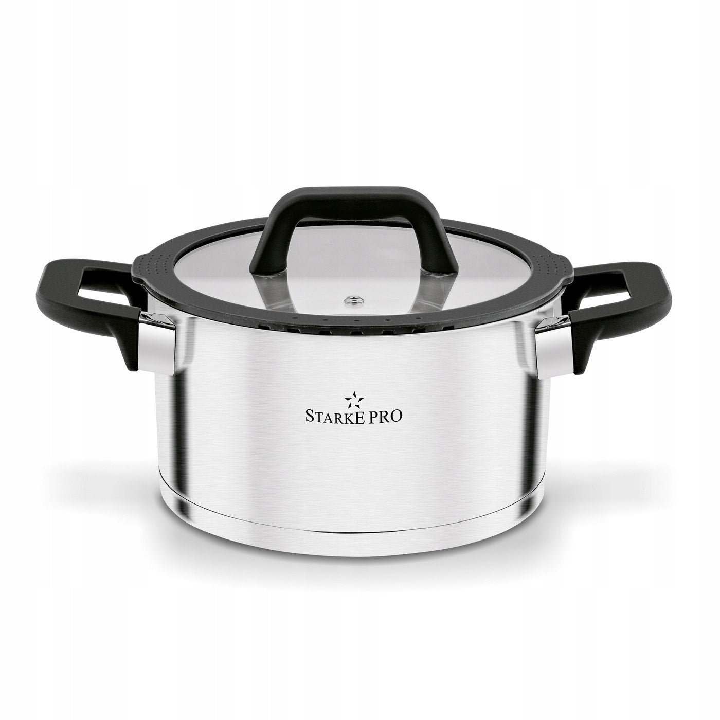 Set of POTS with Lids INDUCTION Gas Set Starke Pro Rigor 10 el Material stainless steel