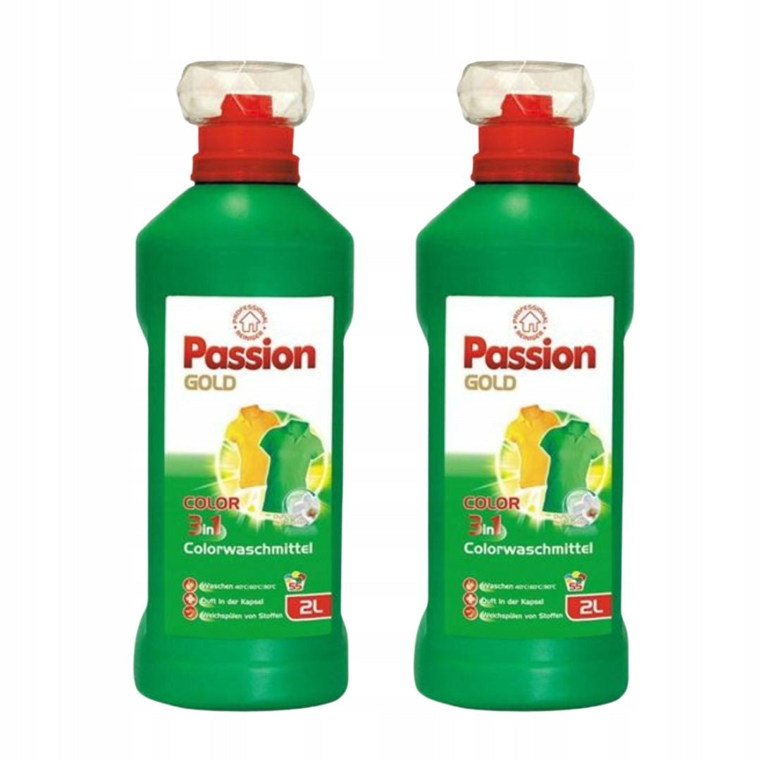Set of Passion Gold Gel Color 2x 2L To Color