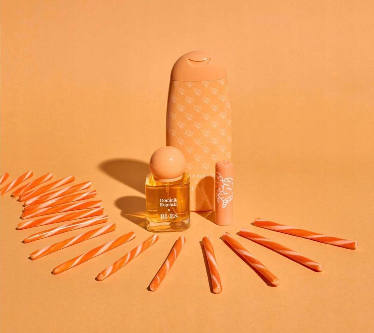Set of Perfume Gel Lipstick ORANGE Dominik Rupiński Brand BI-ES