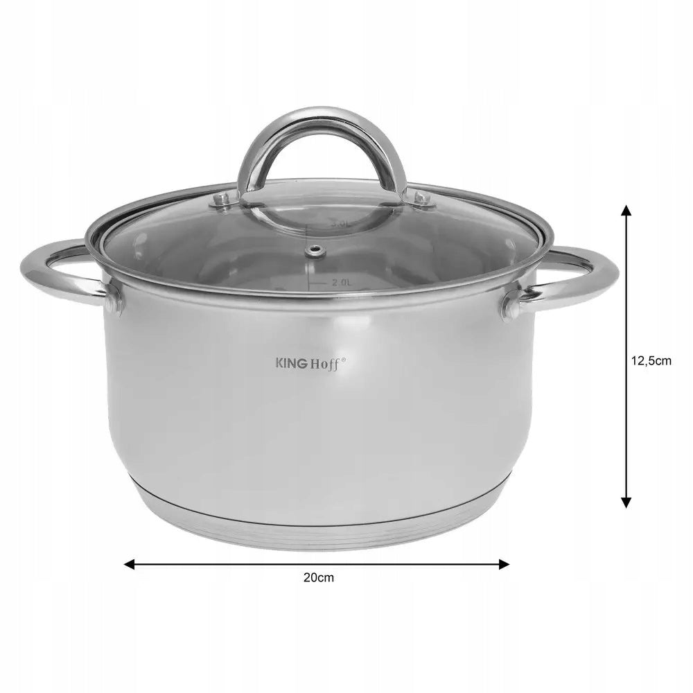 Set of Pots Set of 8 el. Induction Gas Large Manufacturer code KH-4448