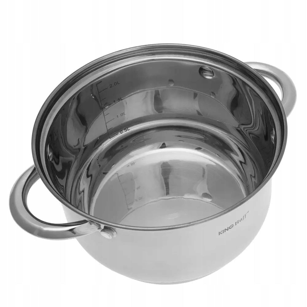 Set of Pots Set of 8 el. Induction Gas Large Material stainless steel