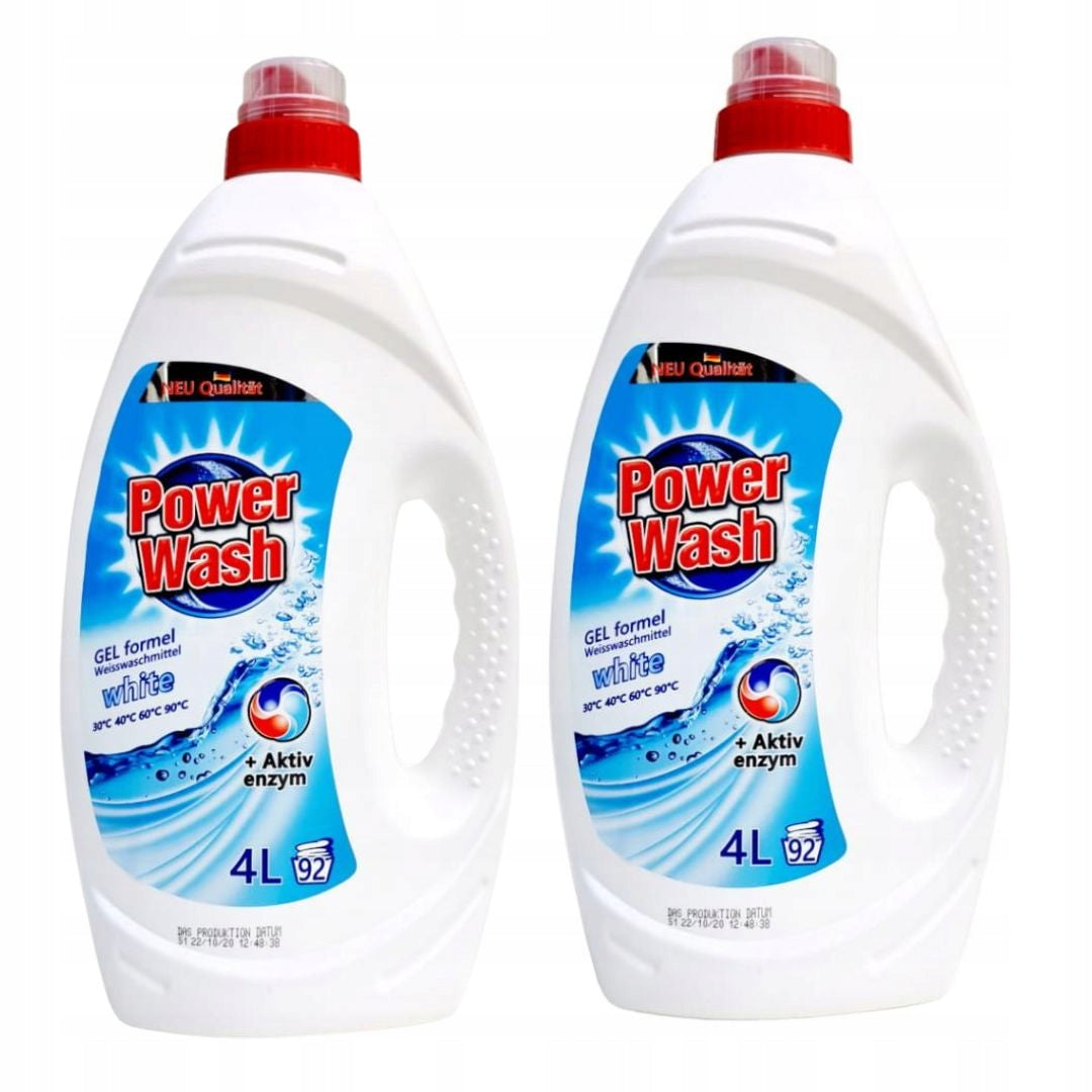 Set of Power Wash Weiss 2x 4L For White
