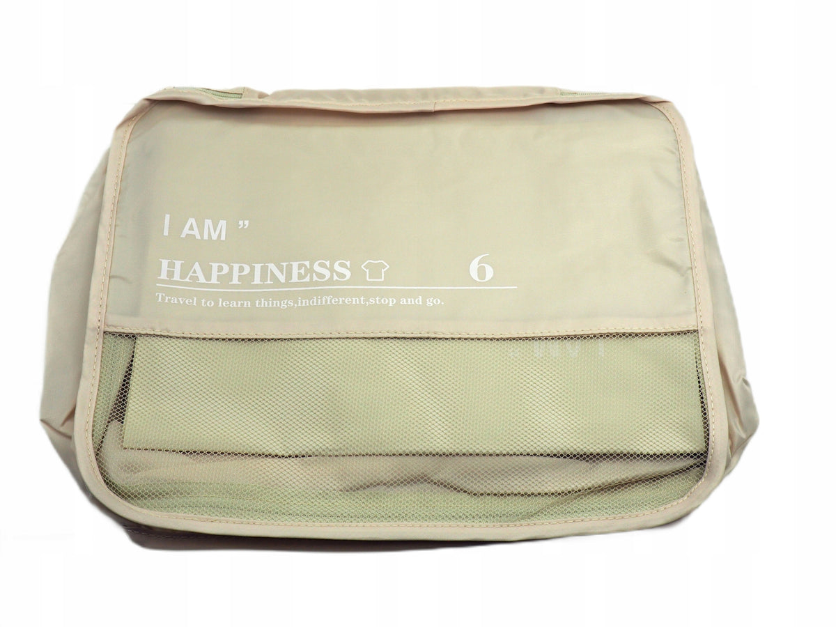 Set of Protective Bag Covers 6 Pieces Cubes Organizer for Suitcase