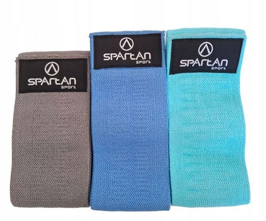 Set of Rubber Resistance Bands Training Mini for Exercise Solid SPARTAN 3 pcs.
