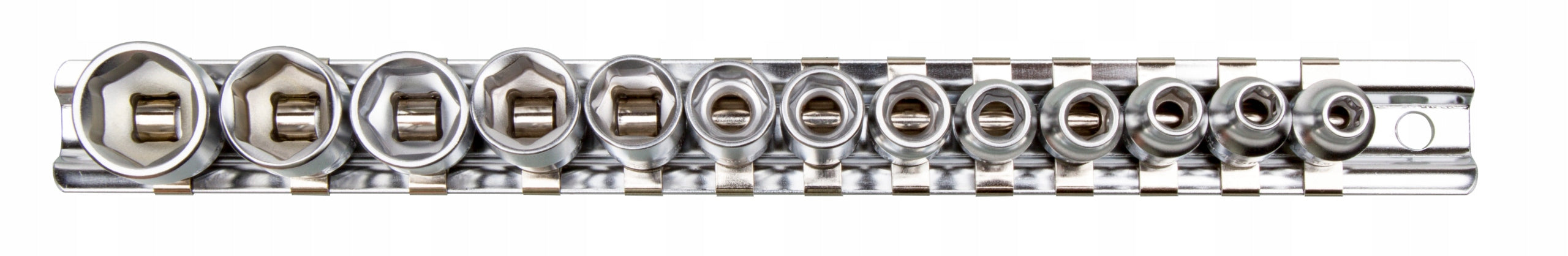 Set of SLIM sockets on 1/4" rail, 4-14 mm, 13 parts, ROOKS OK-01.5601 EAN (GTIN) 5905141956412