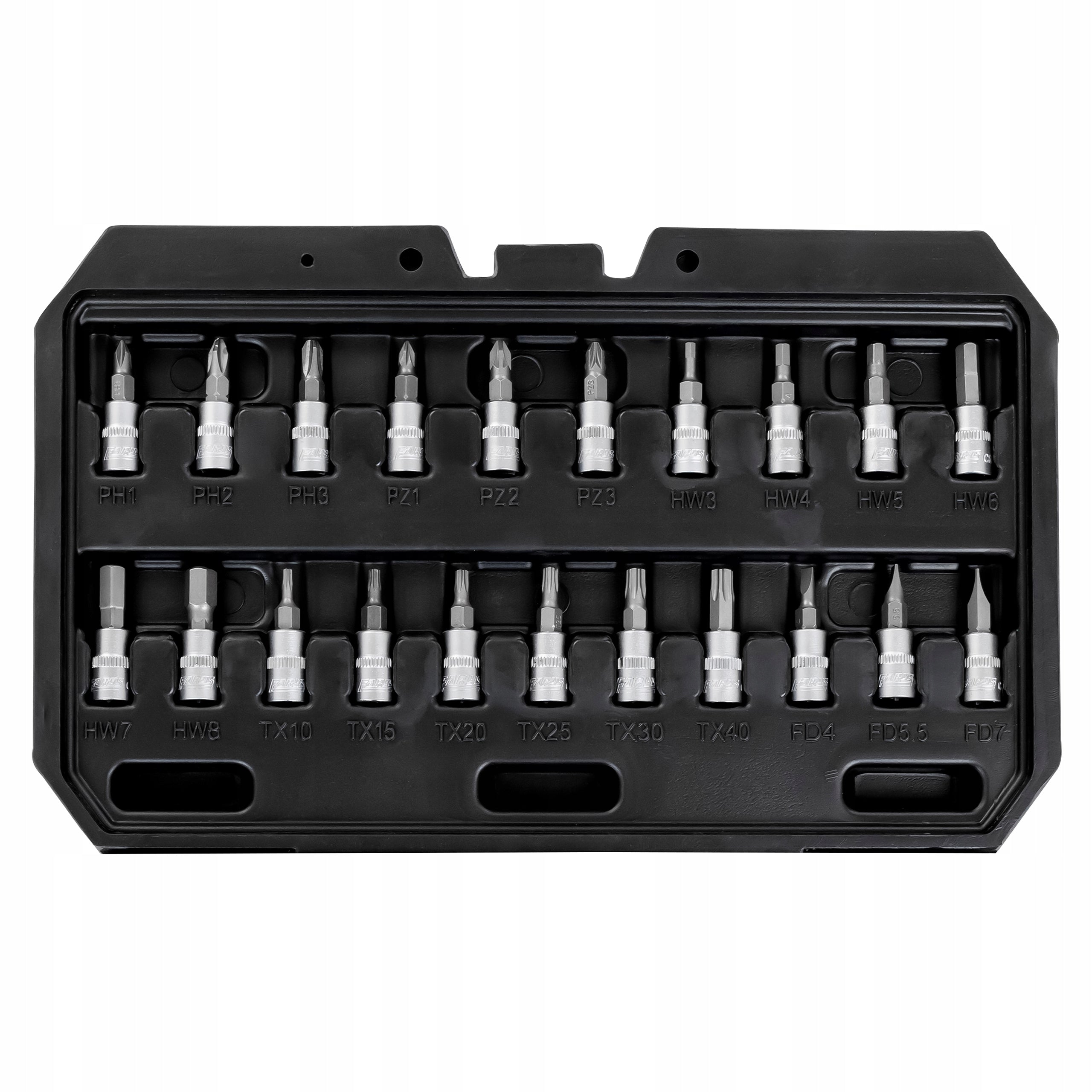 Set of Socket Wrenches 1/4'' IMBUS TORX Ratchet Tools 46el. Farys Product weight with unit packaging 1 kg