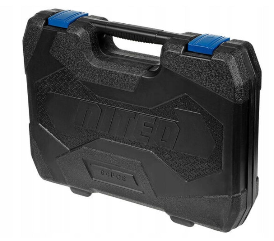 Set of Socket and Ratchet Wrenches 94 el. CR-V – Suitcase | Bits, Brand Niteo Tools
