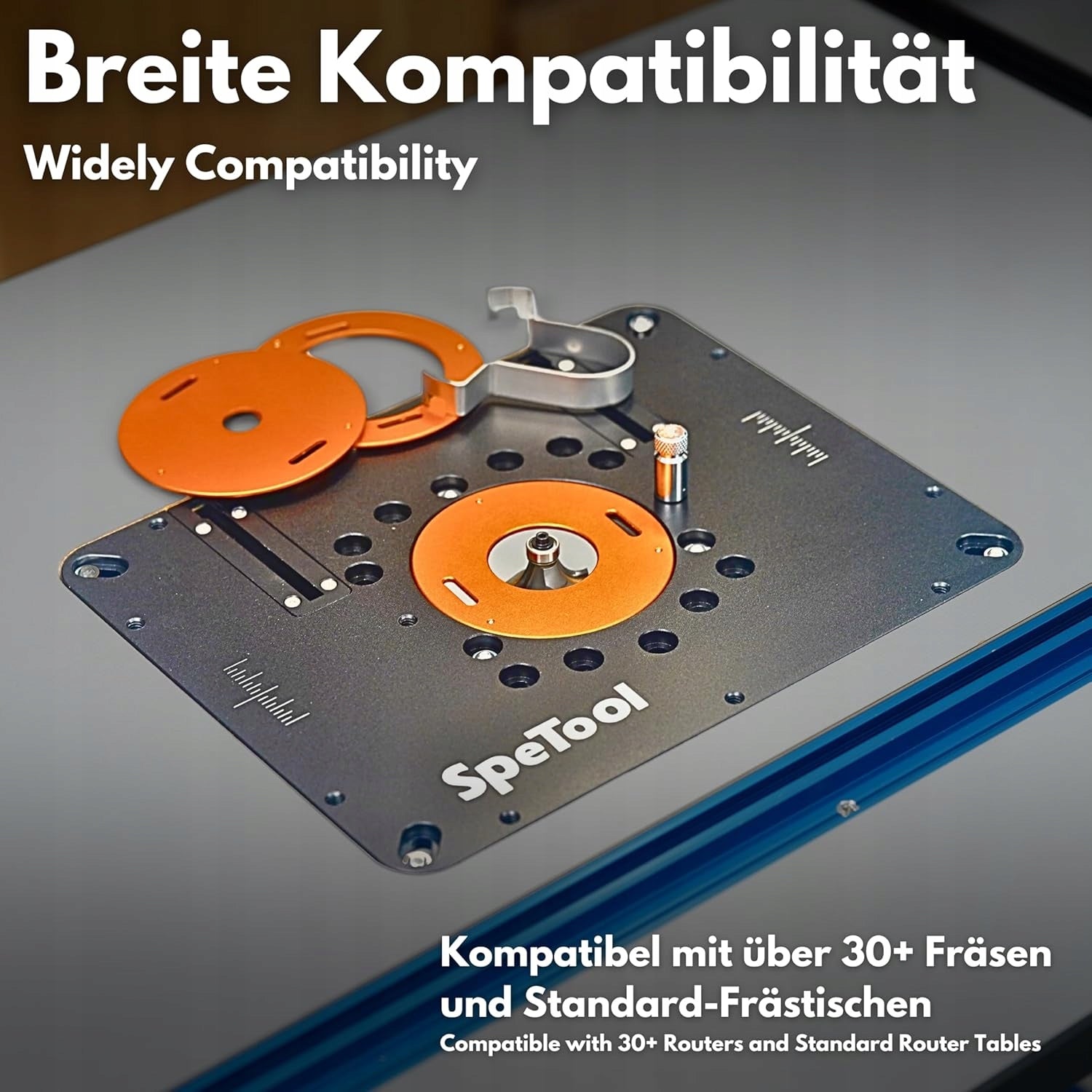 Set of SpeTool Milling Tile for Milling Table Dust Extraction 235 Manufacturer code '0716709502706