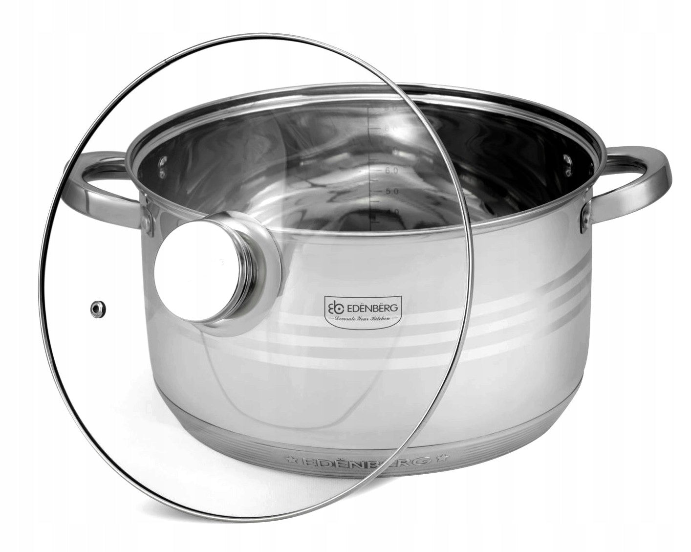 Set of Steel Pots LARGE Pots Set Induction GAS Material stainless steel