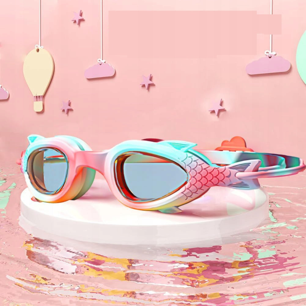 Set of Swimming Glasses for Children Cap Brand no brand
