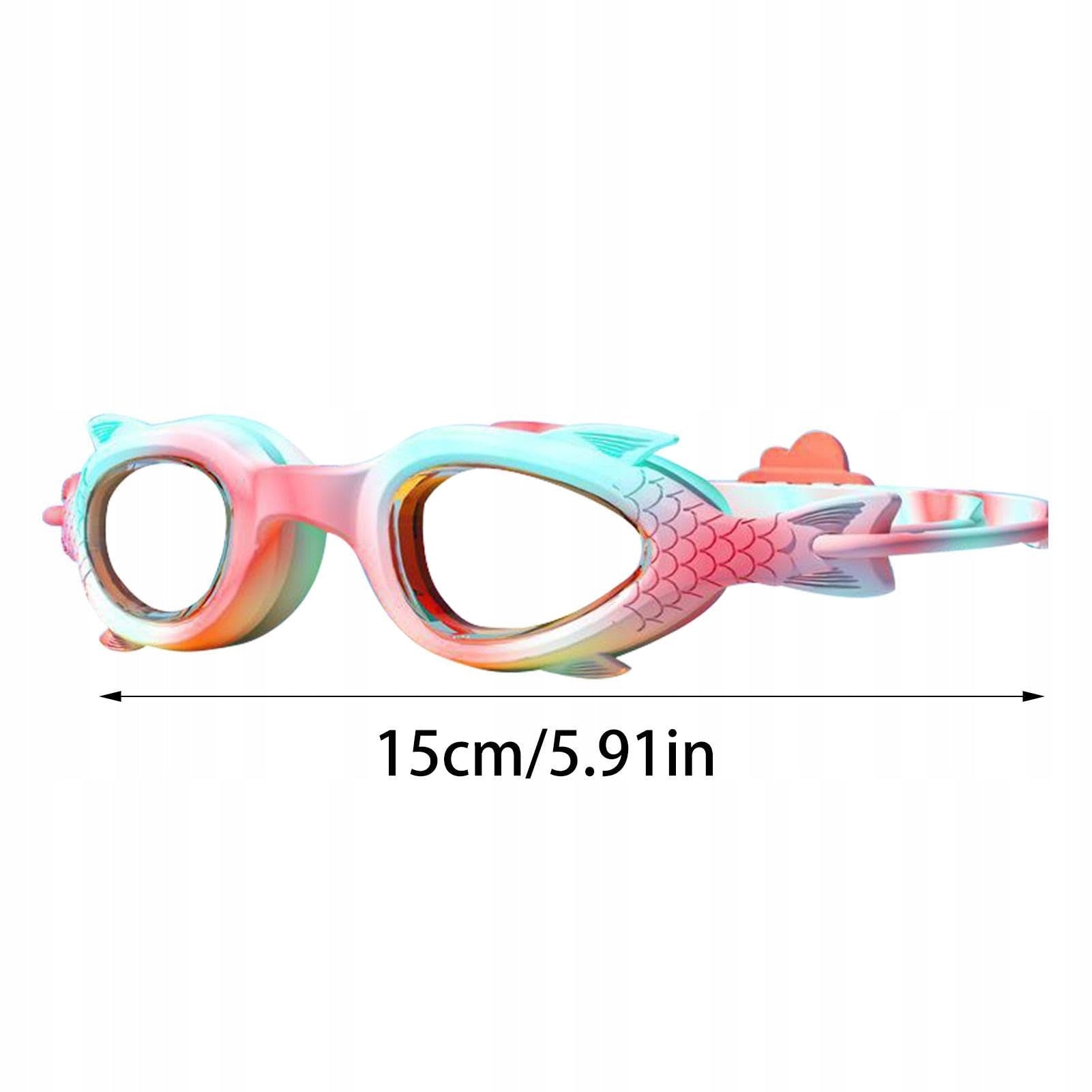 Set of Swimming Glasses for Children Cap Manufacturer code MermaidSwimming02 różowy