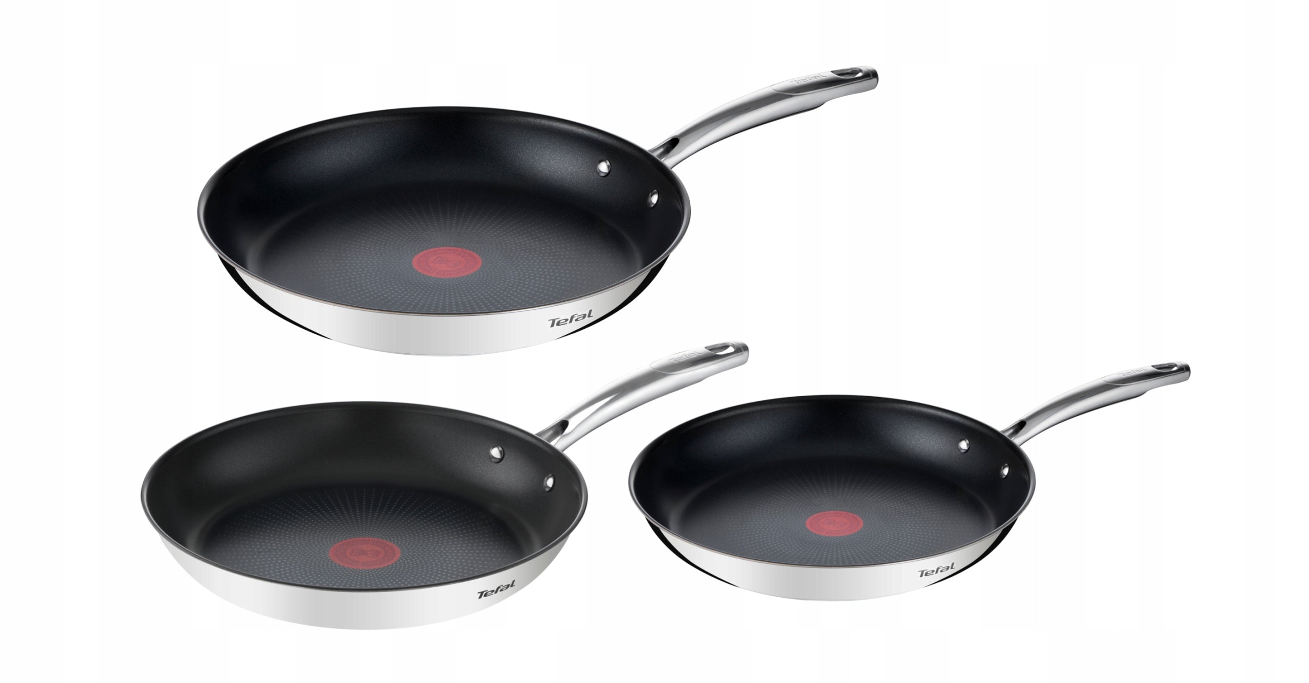 Set of TEFAL Duetto+ pots with lid Pans stainless steel induction11el Packaging status original