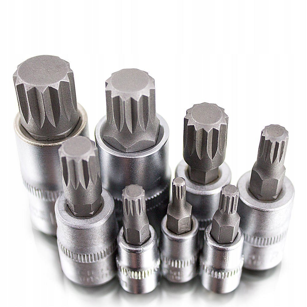 Set of Torx 8el Bits T E4-E24 Socket Wrenches Workshop Strong Packaging status original