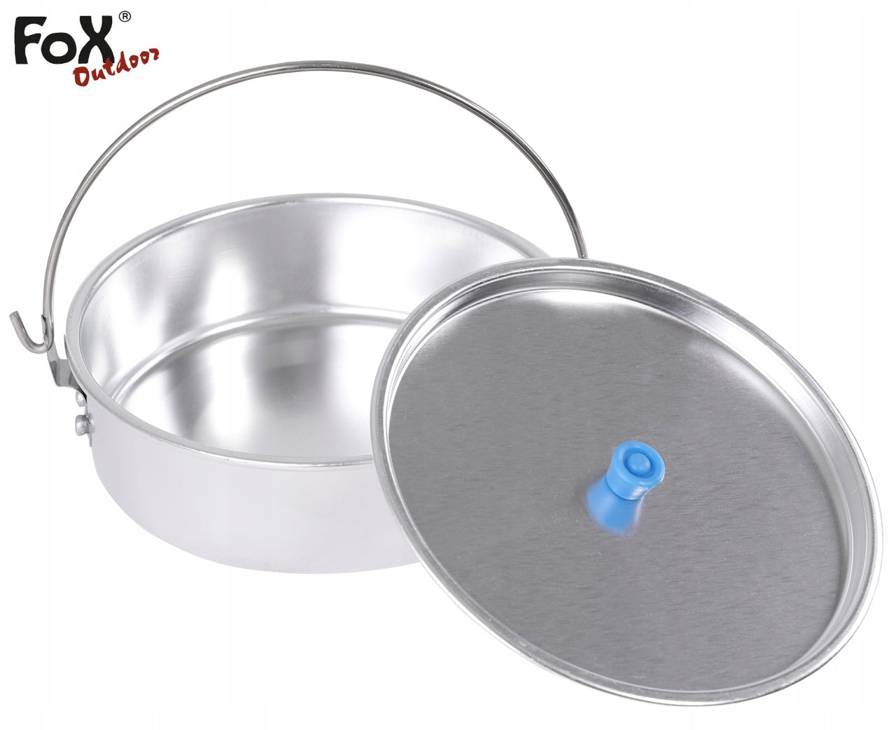 Set of Tourist Dishes for 1 Person Pot Pan Aluminium MFH FOX Brand MFH