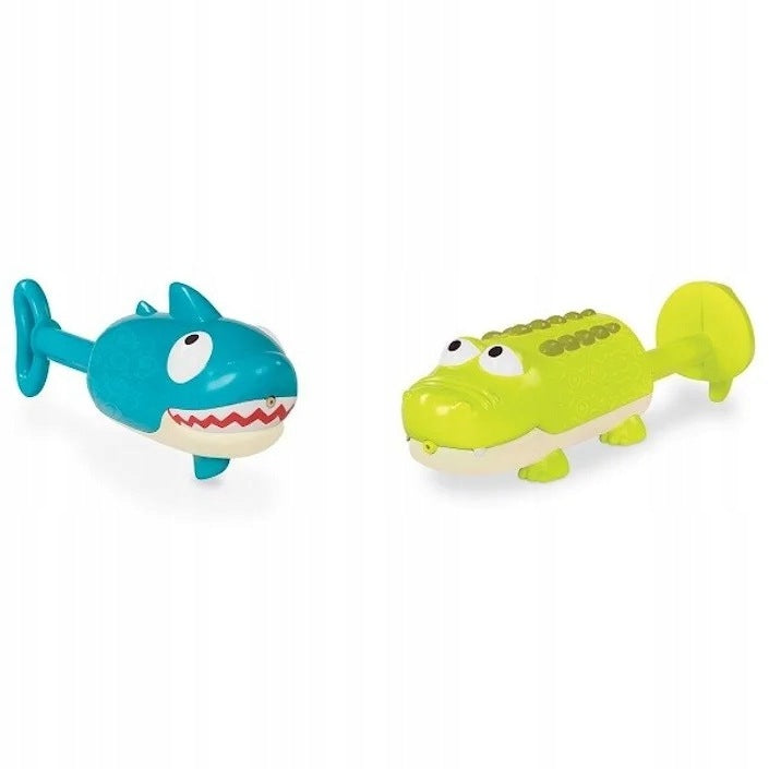 Set of Two Snacks - Shark and Crocodile - Splishin' Splash - BTOYS