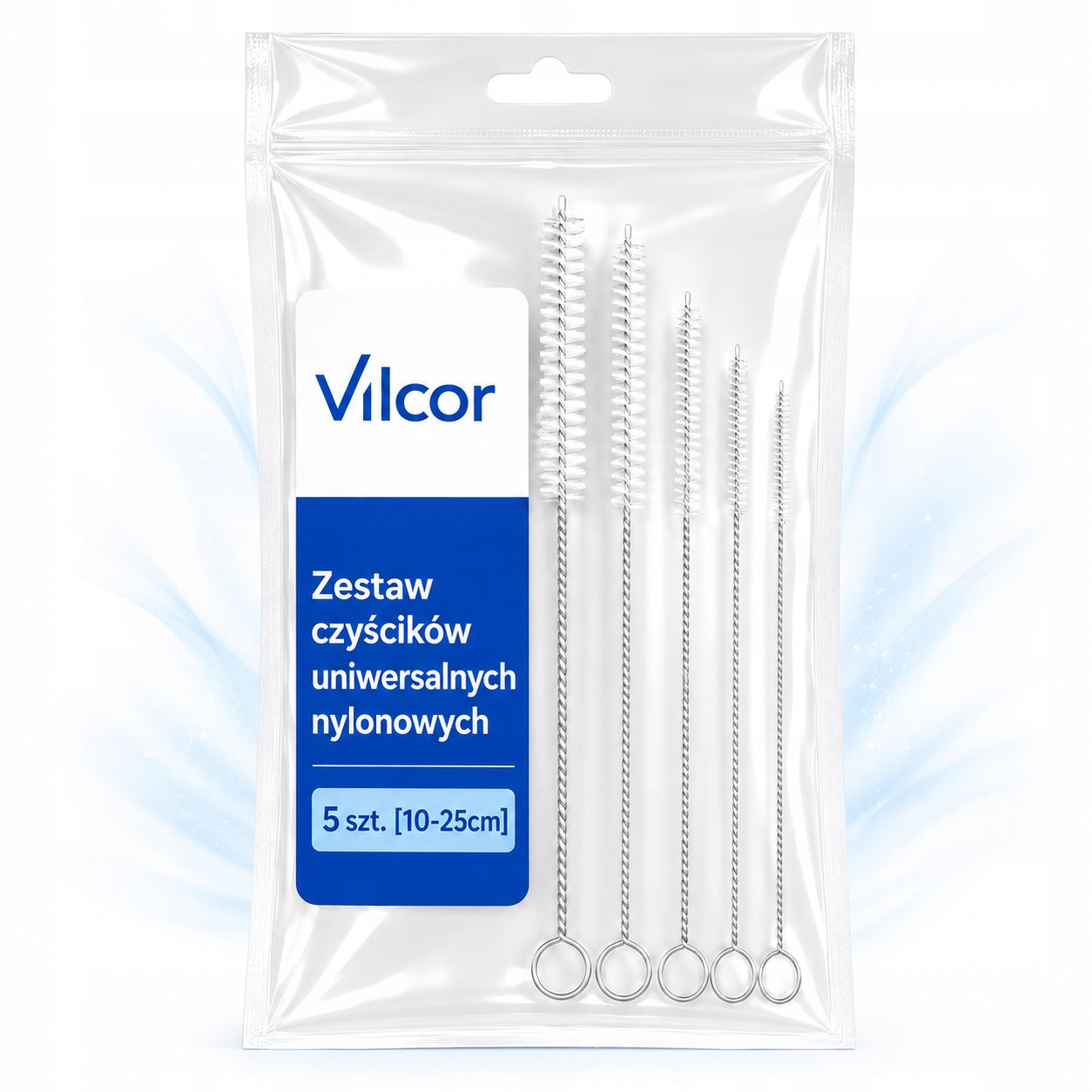 Set of Universal Nylon Cleaning Brushes for Pipe 5pcs.