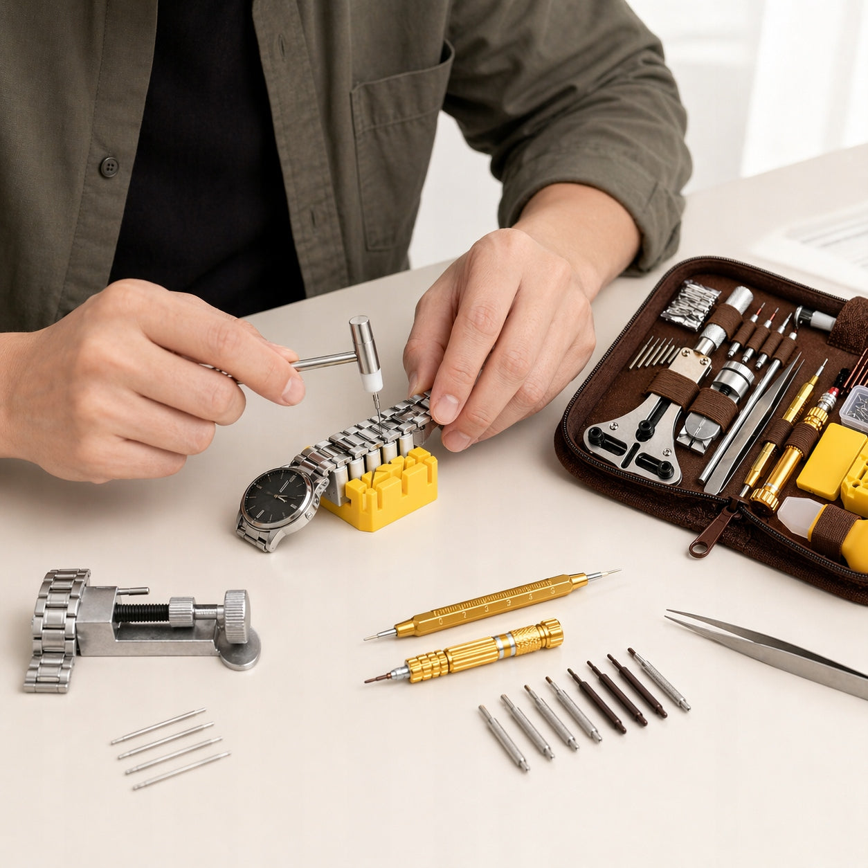 Set of Watch Tools BOTC - 159 parts - Pliers, Belt Shortener XL Brand BOTC