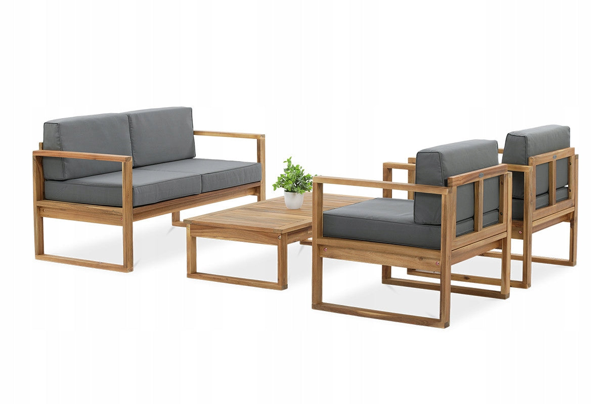 Set of Wooden Garden Furniture DALI Sofa 2xFotel Wooden Table 4os Number of items in the set 4