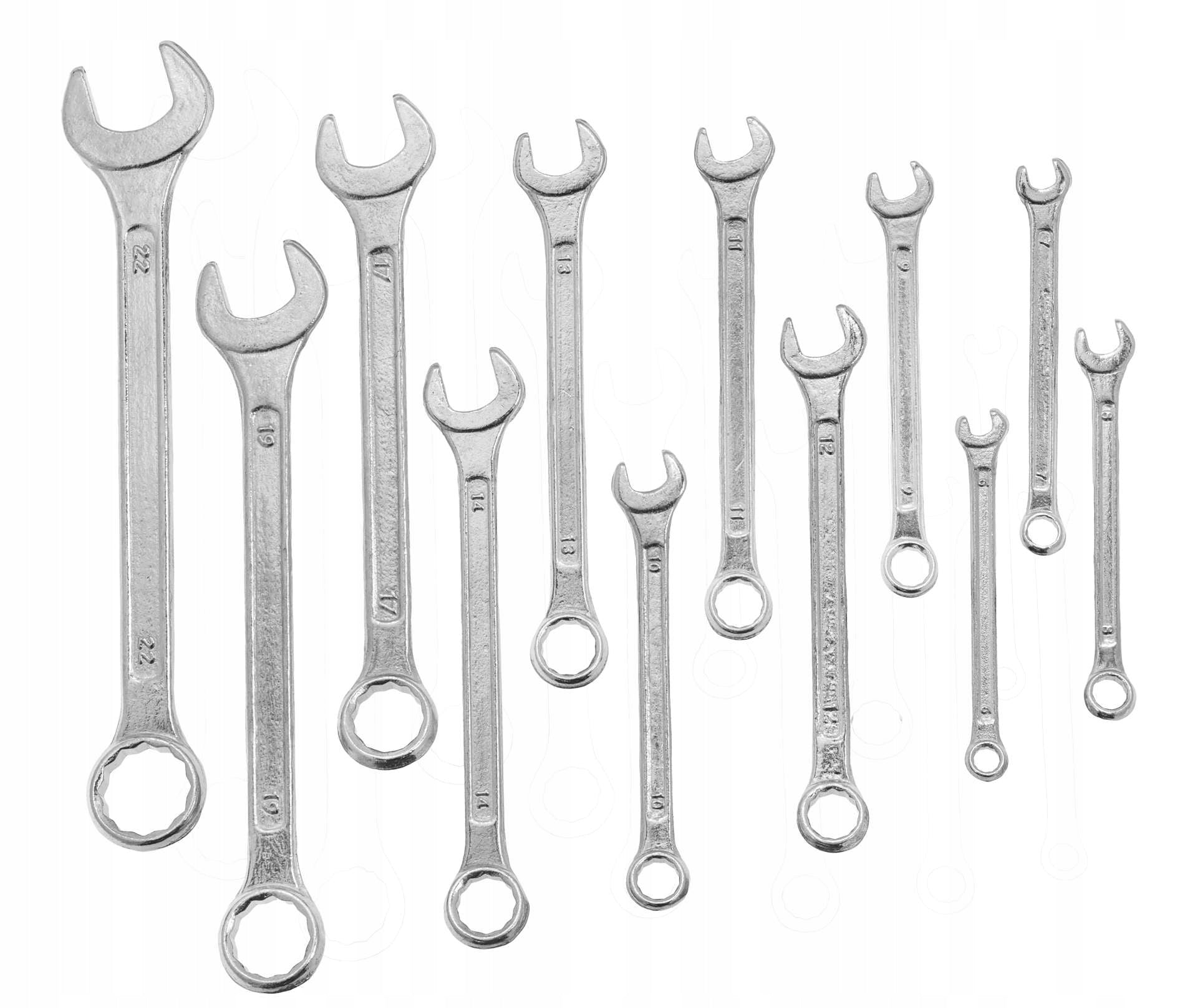 Set of Wrenches Flat Eye Wrenches Set of 12 Elements Mega 35112H Packaging status original