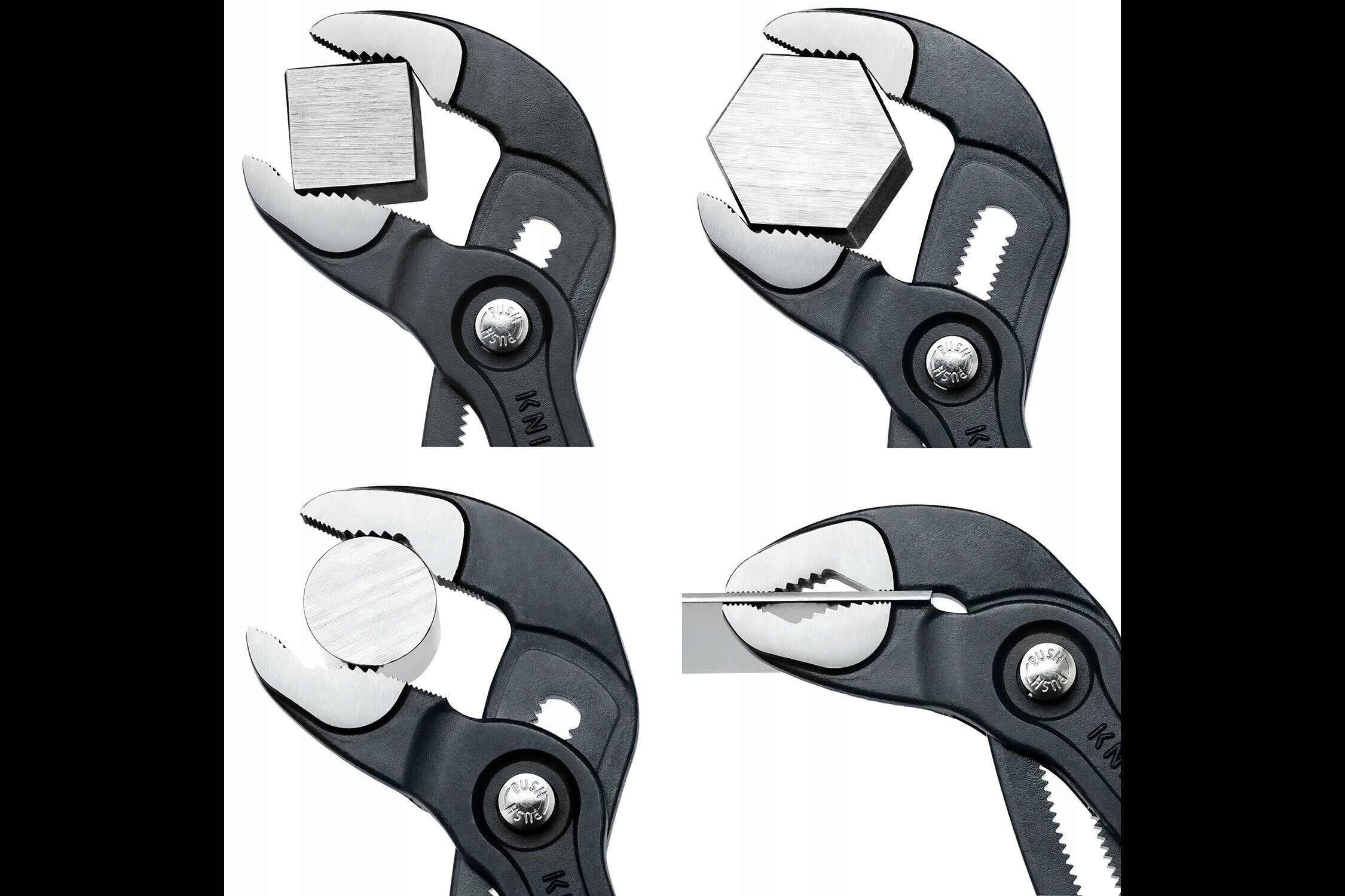 Set of adjustable pliers Knipex 00 19 55 S5 5 elements from 125 to 300 Manufacturer code 00 19 55 S5