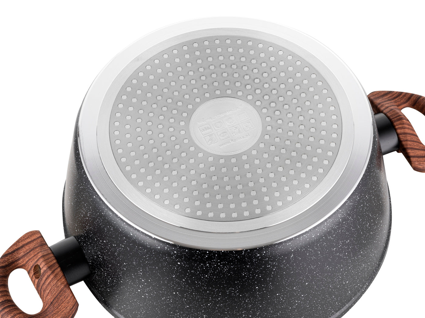 Set of aluminium pots Florina Master Black 9el. Brand Florina