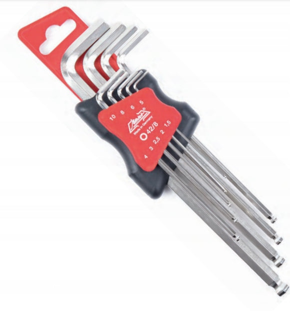 Set of ampul wrenches 9pcs 1,5-10mm Athlet