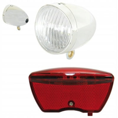 Set of bicycle lights IKZI Retro