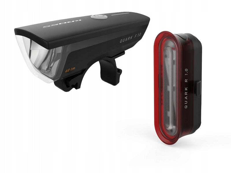 Set of bicycle lights KROSS Quark SET 1.0