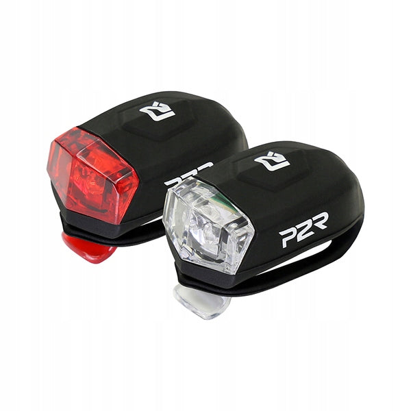 Set of bicycle lights P2R Freyo black