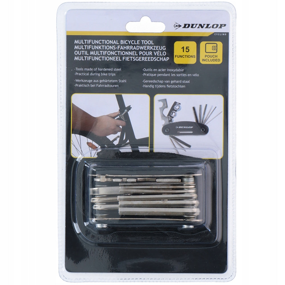 Set of bicycle tools 15 functions+ case Dunlop Brand Dunlop