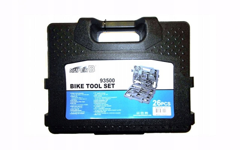 Set of bicycle tools in case SUPER B TB-93500 / 26 elements Brand Super B