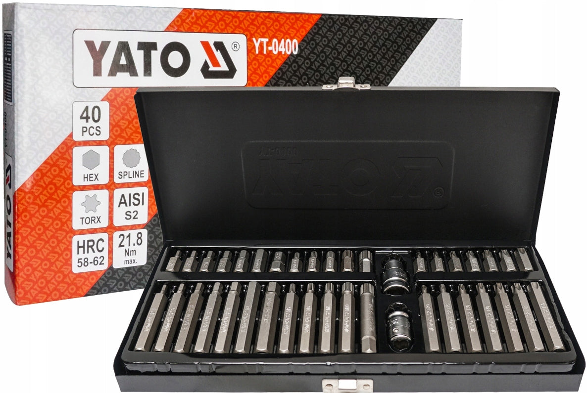 Set of bits YATO YT-0400 Number of items in the set 40