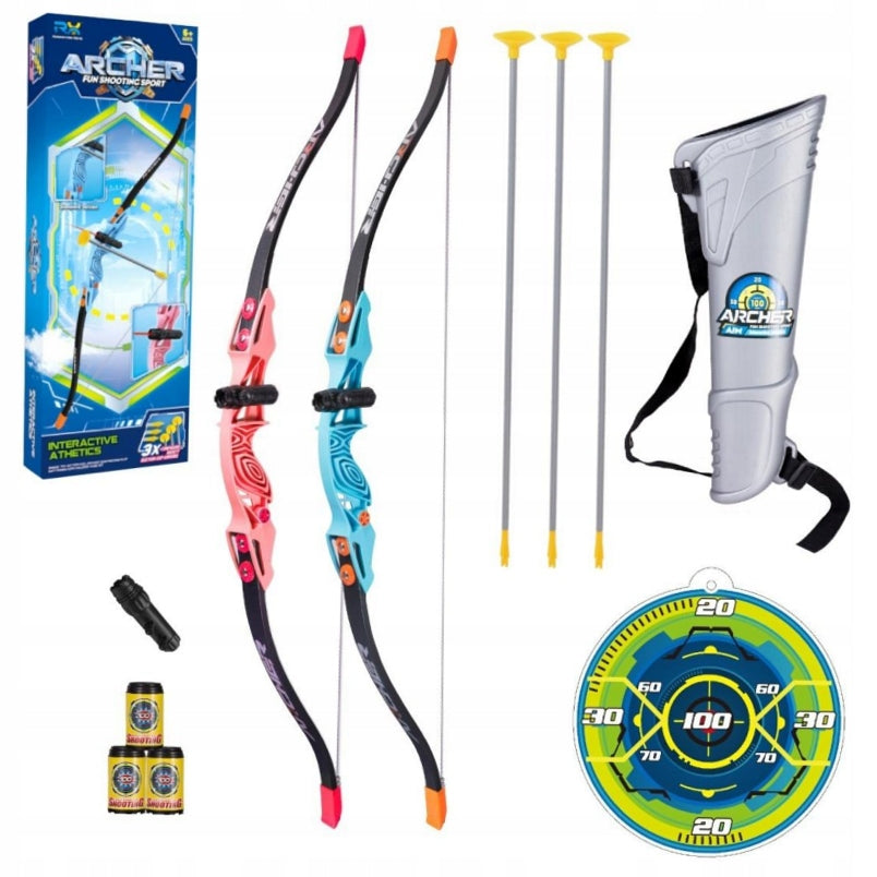 Set of bow with arrows and quiver MIX