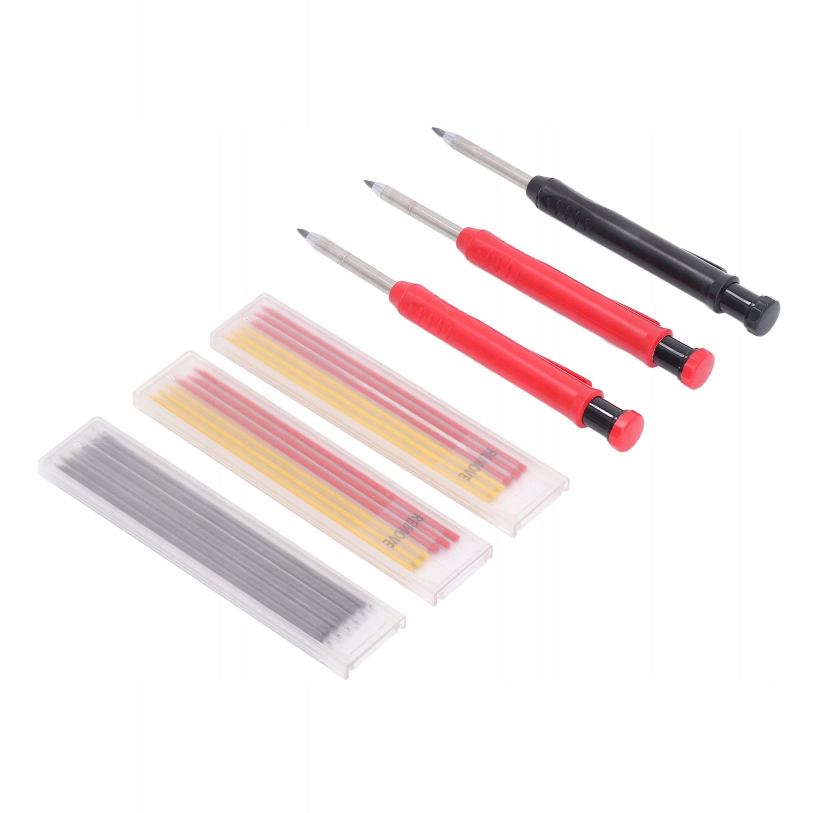 Set of carpentry pencils with cartridge, mechanical marker with long X4 Manufacturer code AG251113093535