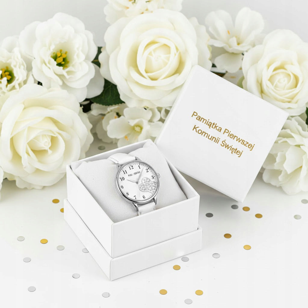 Set of children's watch MILA COMMUNION for girls Paul Lorens + ENGRAVING Brand Paul Lorens