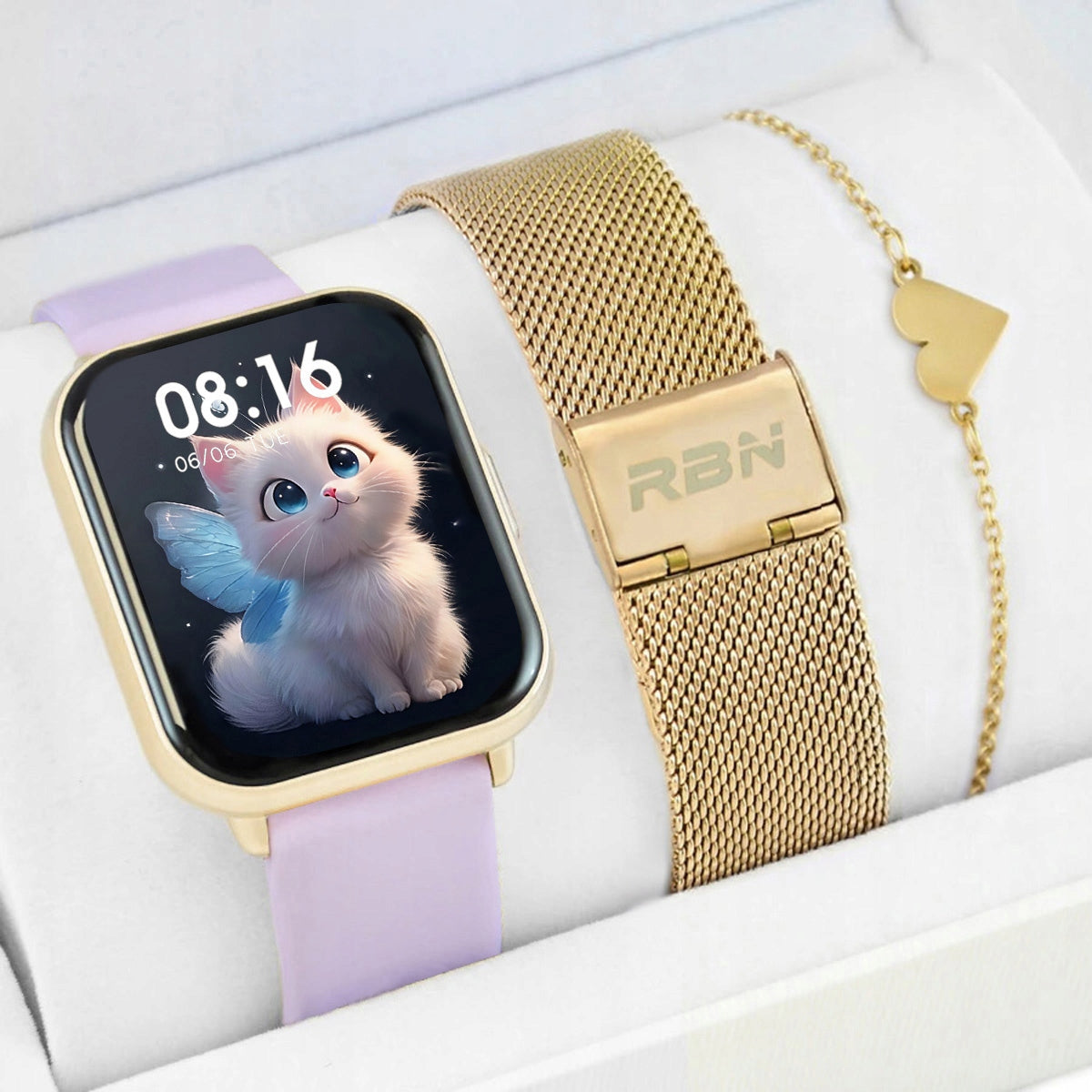 Set of children's watch SMARTWATCH RUBICON with CONVERSATIONS MENU PL