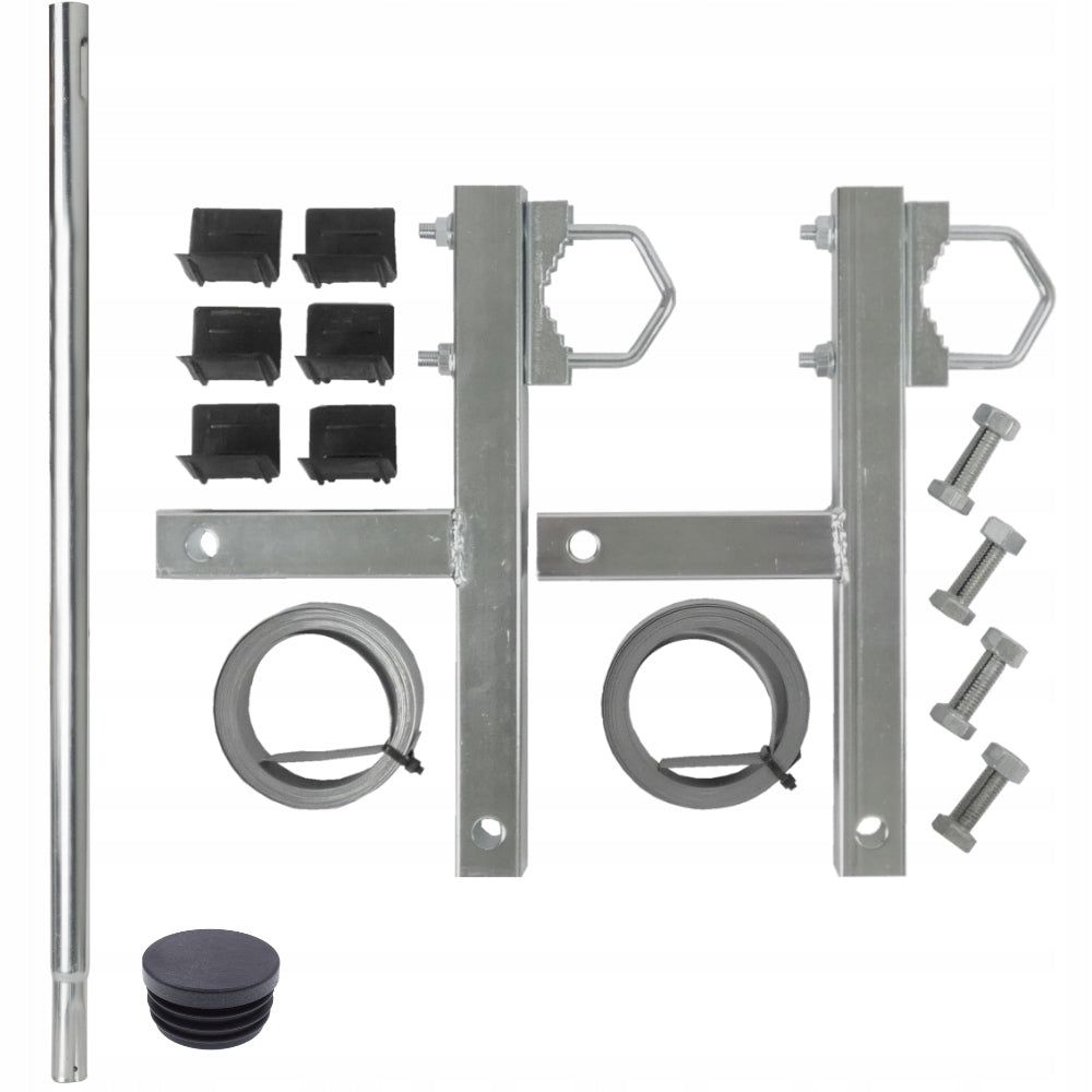 Set of chimney clamps 5m + steel mast 1,5m galvanized 150cm Luxon