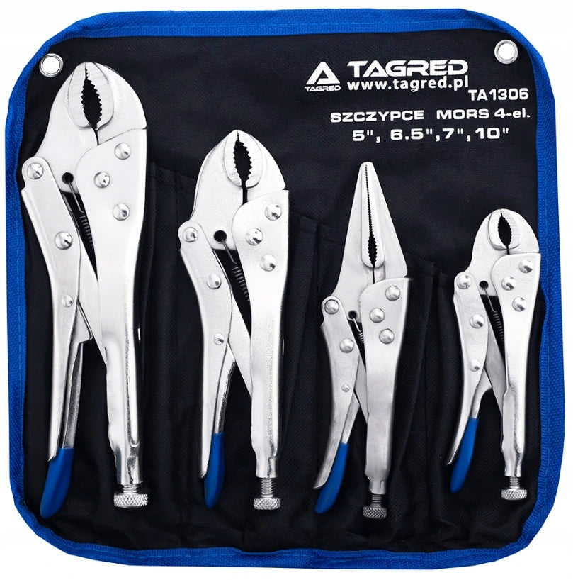 Set of clamping pliers Falon-Tech 4 pieces