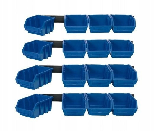 Set of containers screws keys 20pcs 4 strips container screw