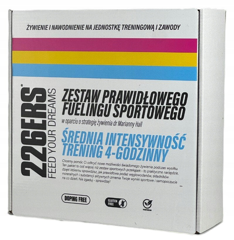 Set of correct fueling 226ERS Average intensity 4 hours Expiration date not specified