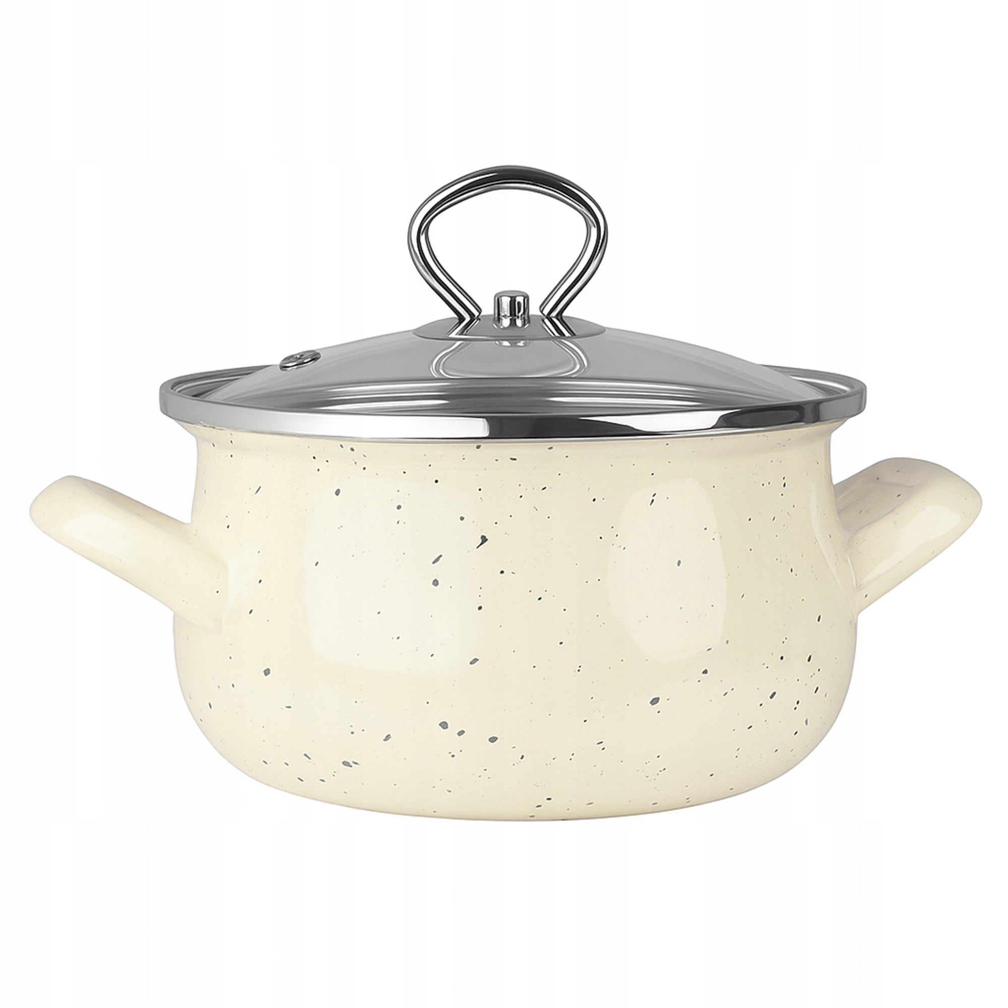 Set of cream enamel pots Helena 10 piece marble EAN (GTIN) 5905155026576