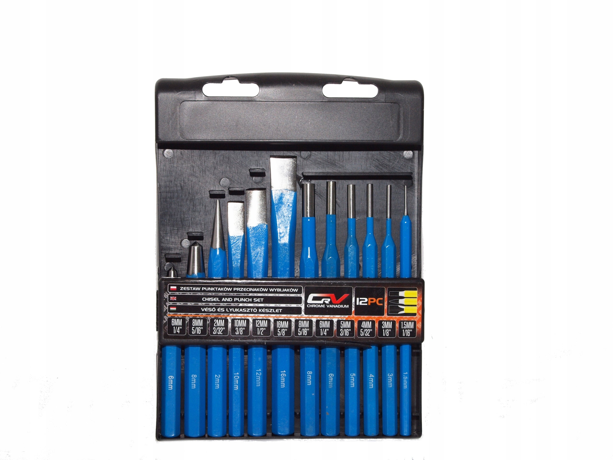 Set of cutters, punches, points 12pcs. Manufacturer code FR9071