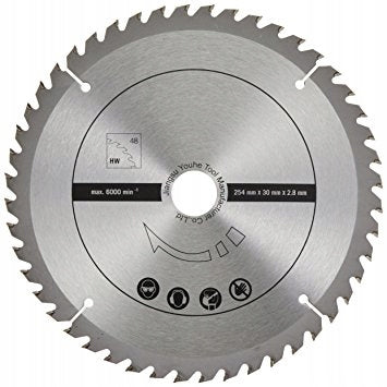 Set of cutting discs Scheppach 254 mm x 30 mm Z48/60 EAN (GTIN) 4046664041399