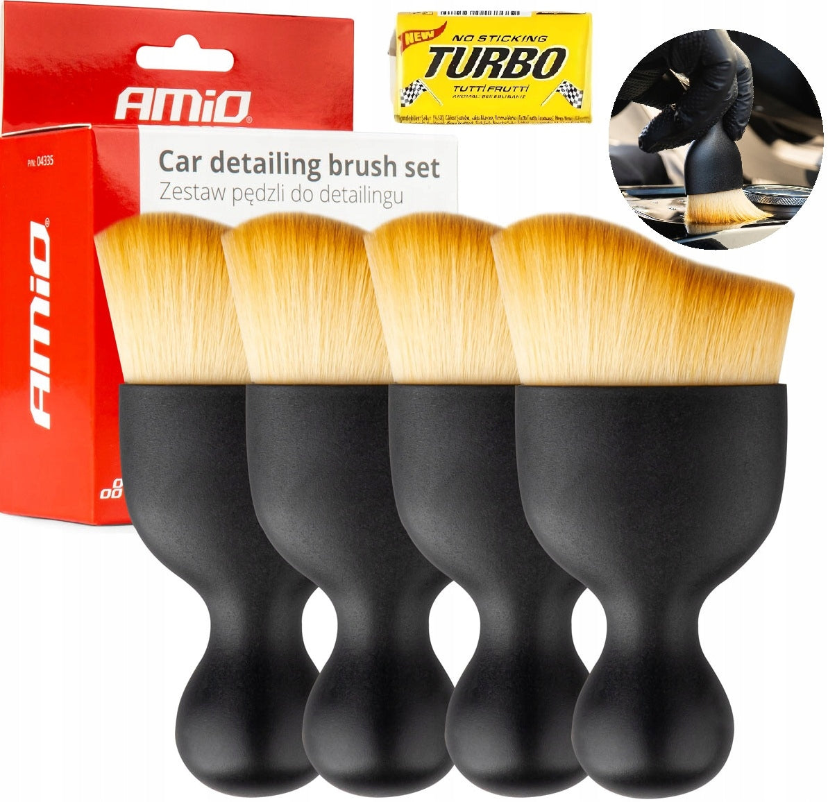 Set of detailing brushes detailing interior cleaning *4pcs*
