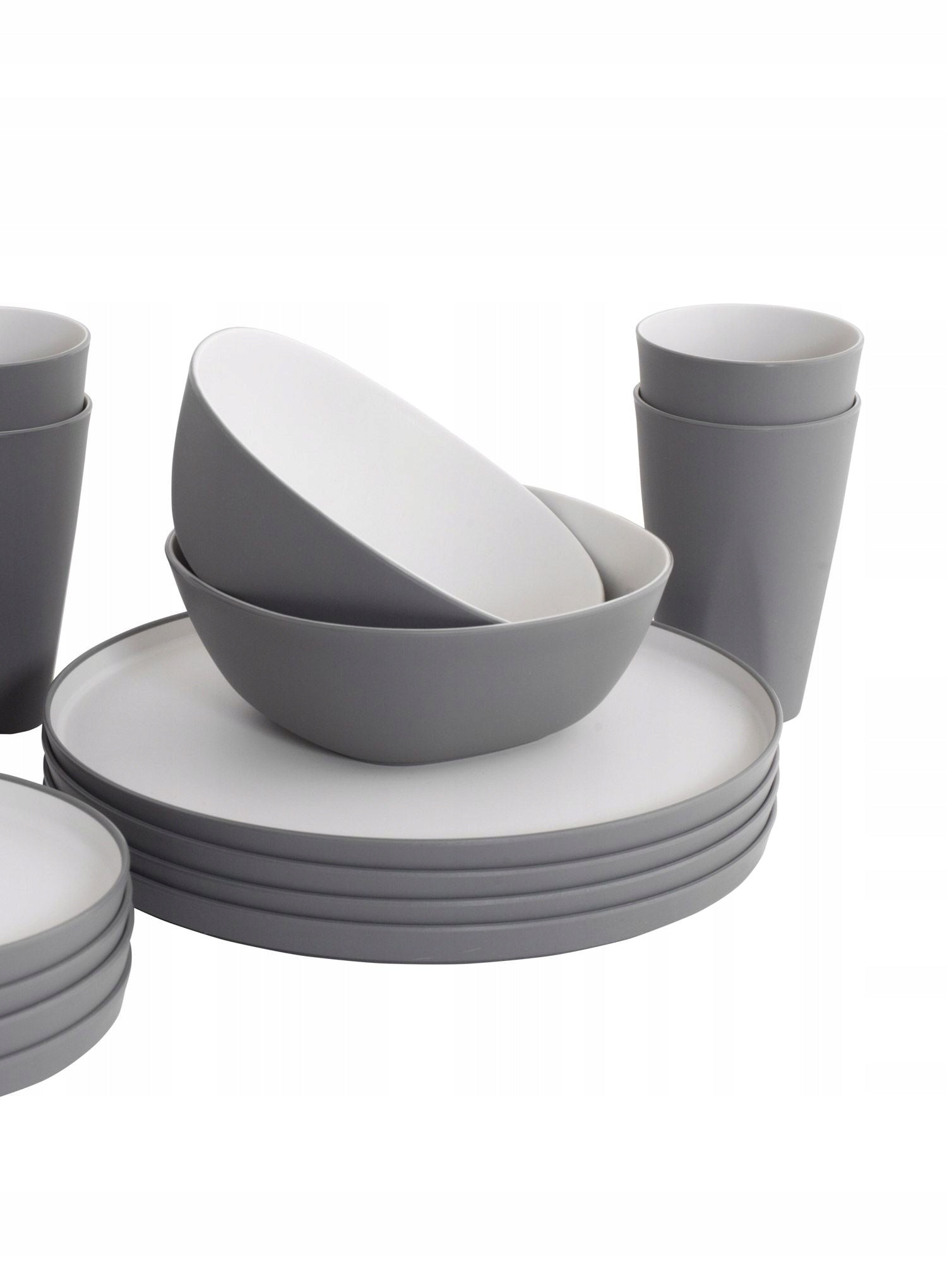 Set of dishes Outwell Gala 4 Person Dinner - grey mist Manufacturer code 651226