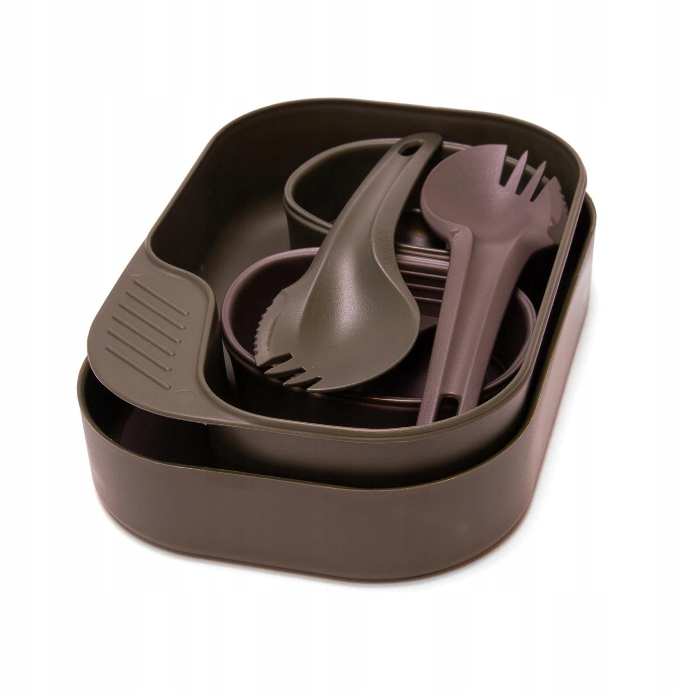 Set of dishes / tourist canteen Wildo CAMP-A-BOX Duo Light Olive