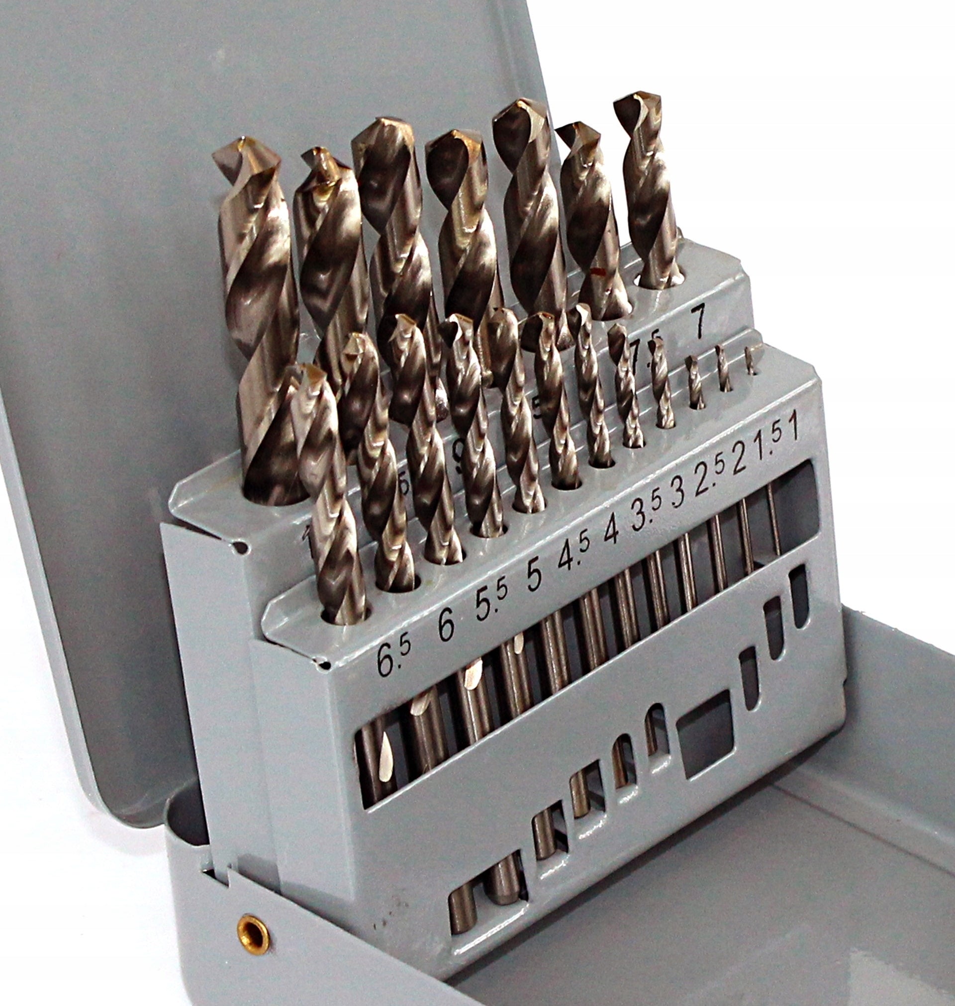Set of drill bits for metal TEDIAM HSS 19 el.