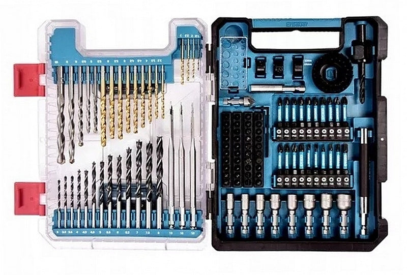 Set of drills and bits Erbauer 113 pcs. for stone wood metal